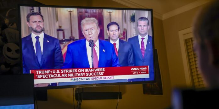 US President Trump addresses the nation following U.S. attack on Iran's nuclear sites